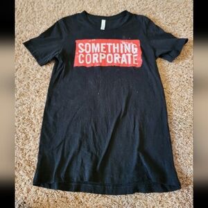 Something Corporate Andrew McMahon Black Emo Band Shirt! Medium